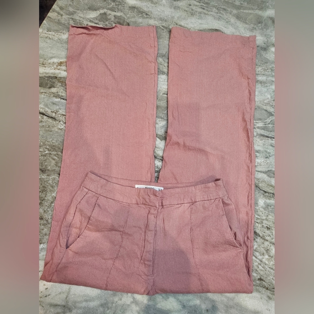 Women's Pink Straight-Leg Jeans